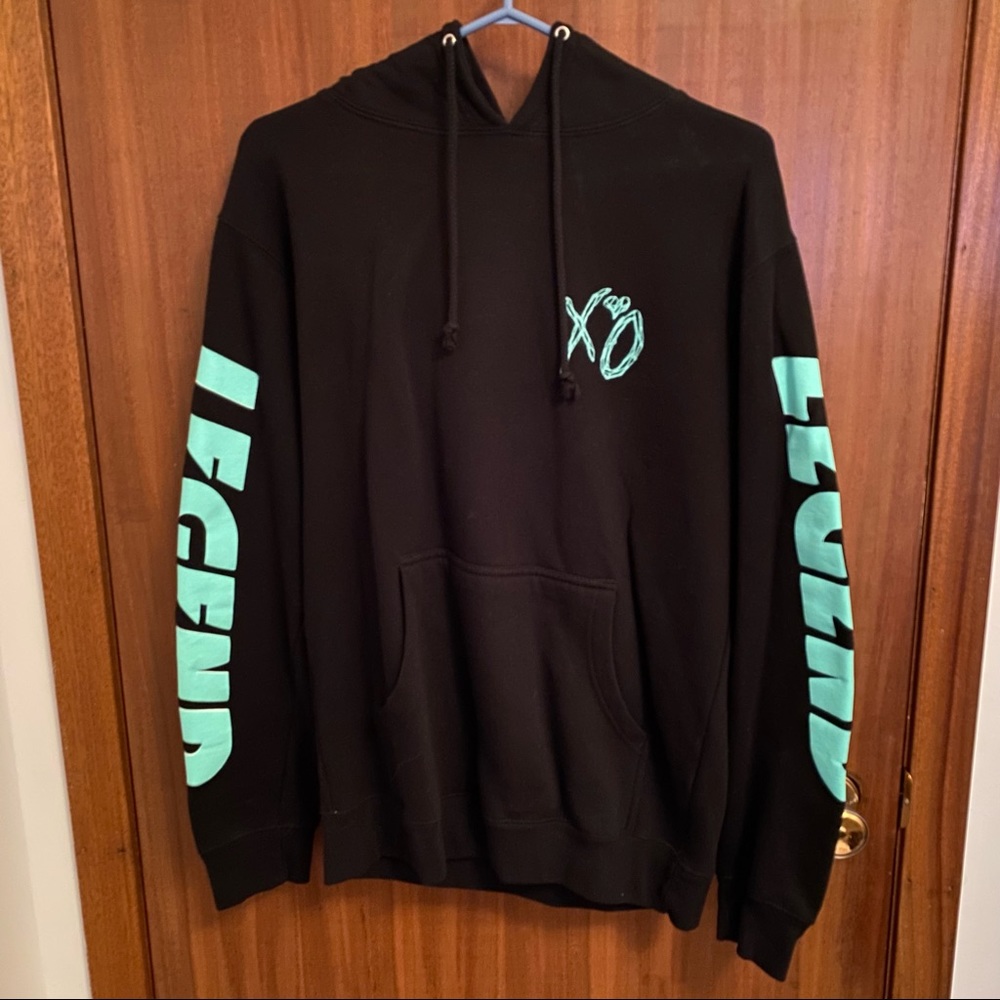 The Weekend Black & Blue Starboy Legend of the Fall World Tour 2017 Hoodie